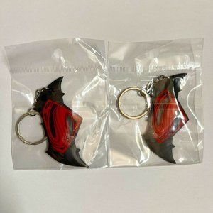 2 Batman Superhero Keychains